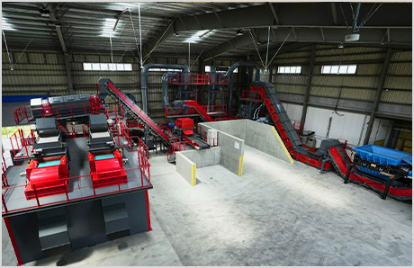 粗大ゴミ等破砕処理施設の写真